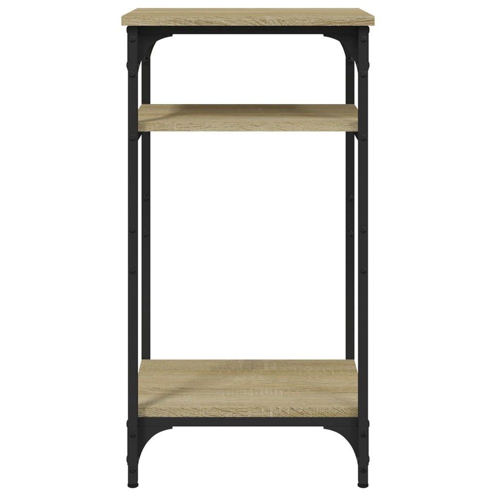 Bijzettafel 40x30x75 cm bewerkt hout sonoma eikenkleurig MeubelReus