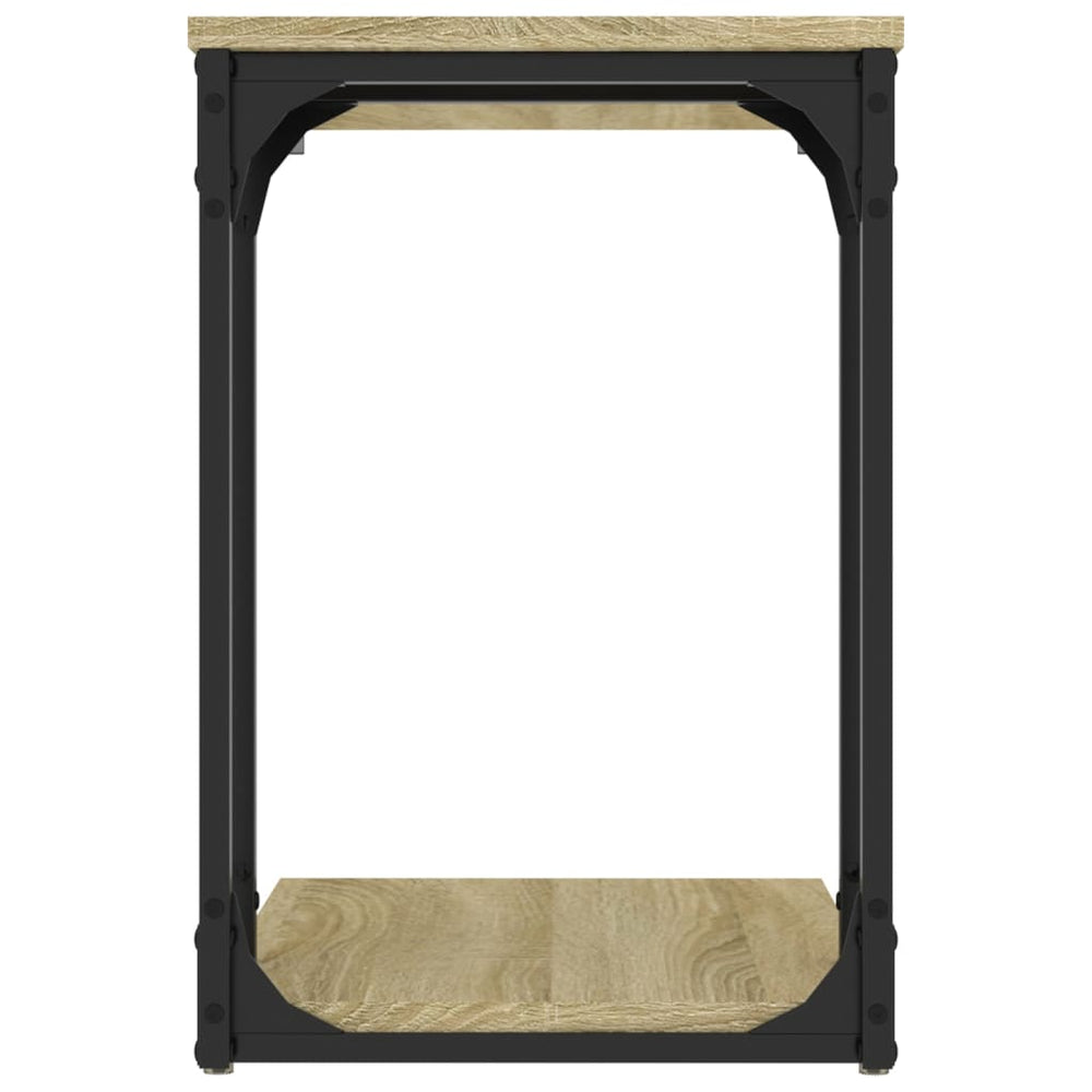 Bijzettafel 50x35x52 cm bewerkt hout sonoma eikenkleurig MeubelReus