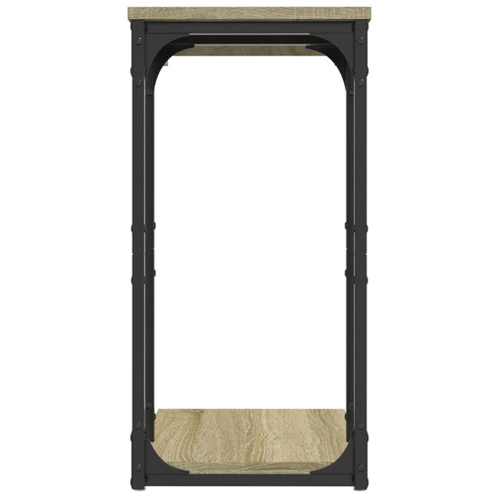 Bijzettafel 40x30x60 cm bewerkt hout sonoma eikenkleurig MeubelReus