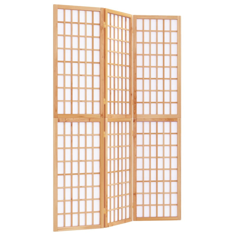 Kamerscherm inklapbaar 3 panelen Japanse stijl 120x170 cm