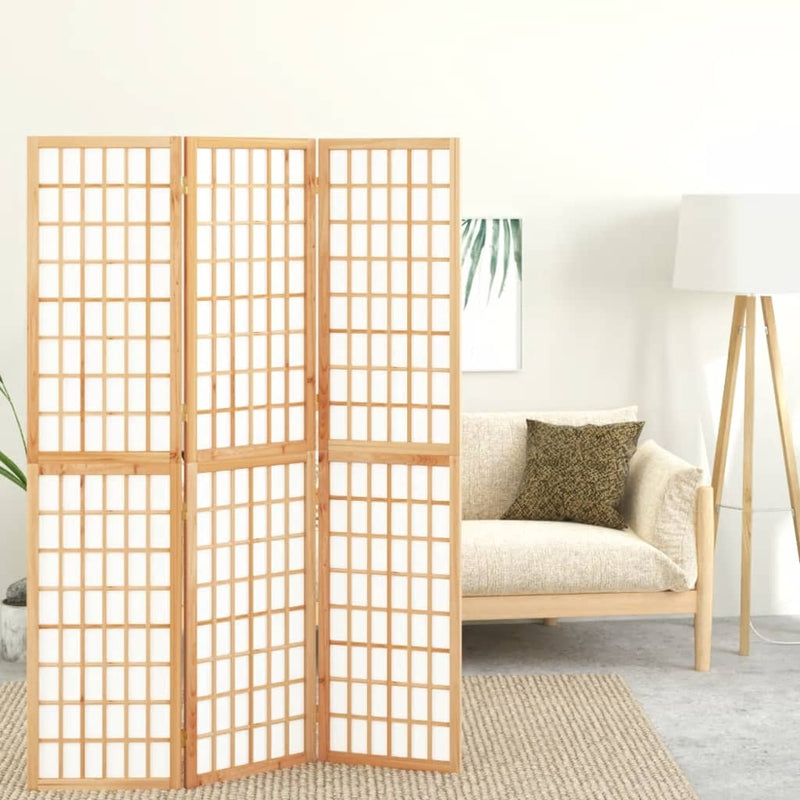 Kamerscherm inklapbaar 3 panelen Japanse stijl 120x170 cm