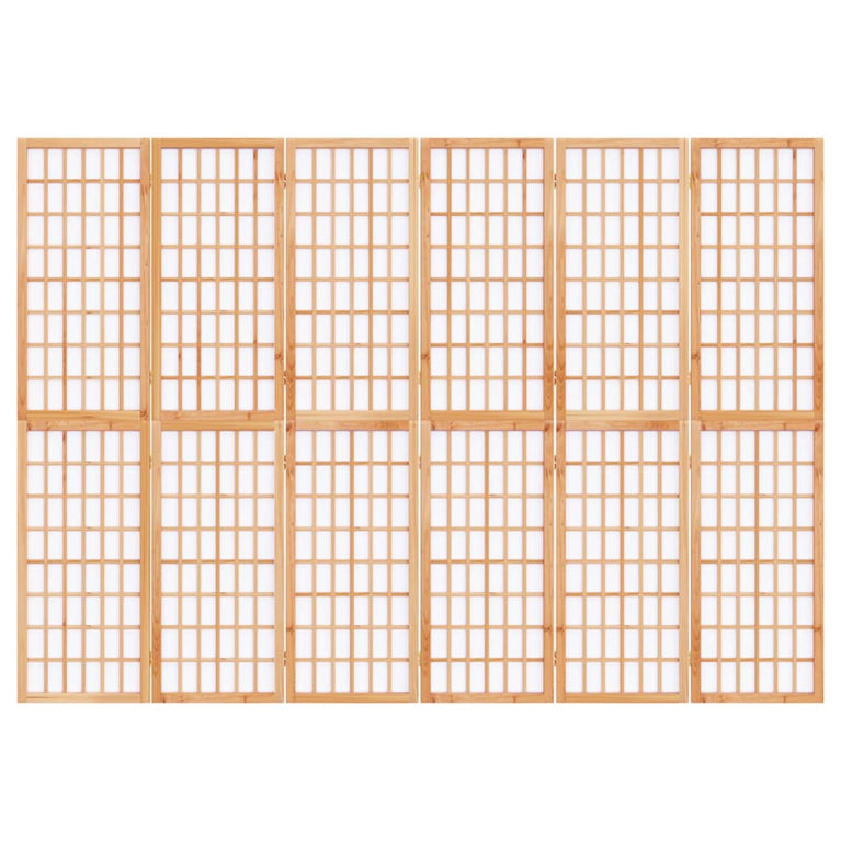 Kamerscherm inklapbaar 6 panelen Japanse stijl 240x170 cm