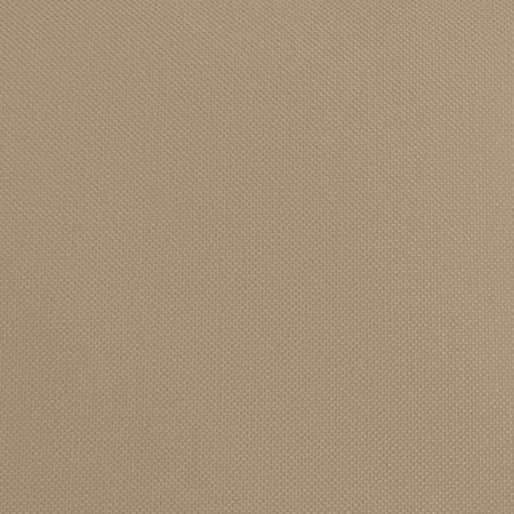 Ligbed inklapbaar oxford stof en gepoedercoat staal taupe MeubelReus