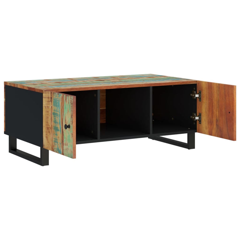 Salontafel 100x54x40 cm massief gerecycled hout en bewerkt hout