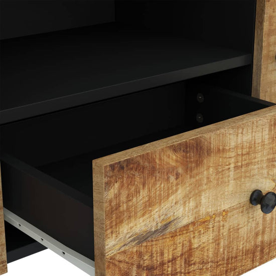 Tv-meubel 105x33,5x46 cm massief mangohout en bewerkt hout MeubelReus