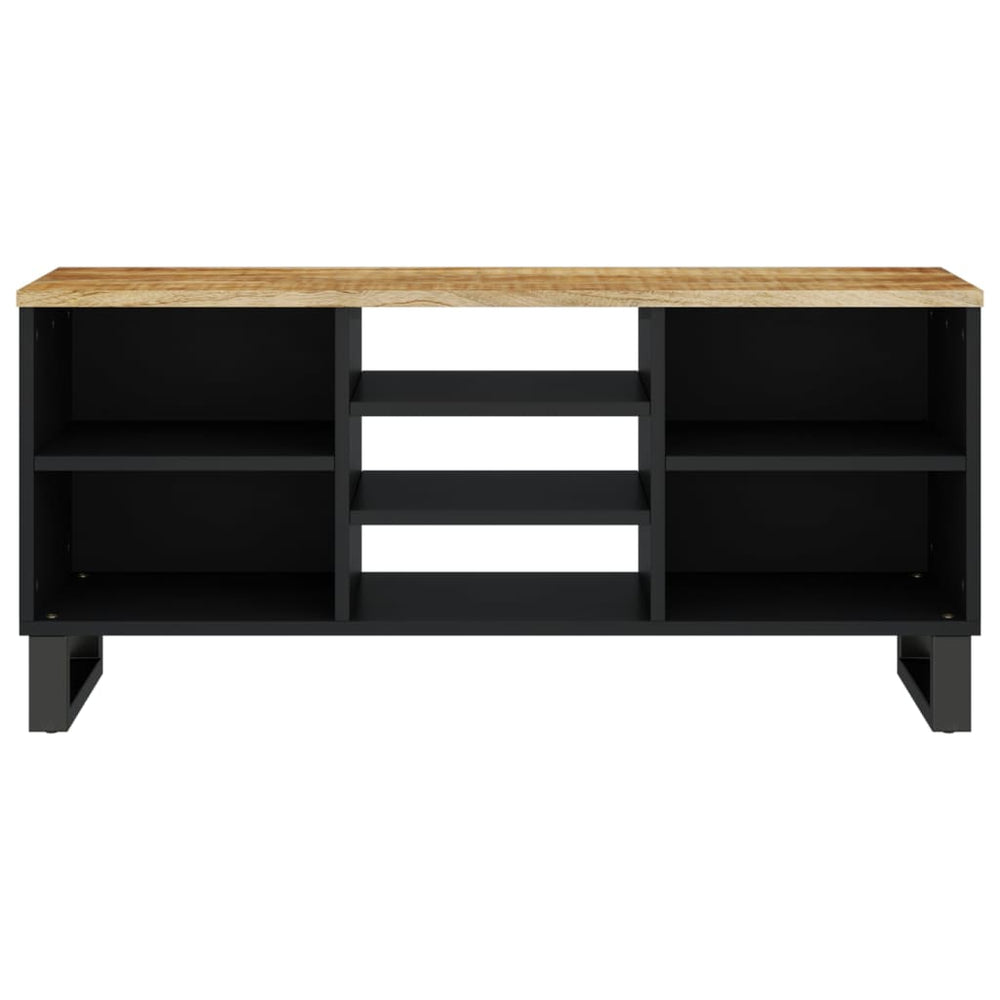 Tv-meubel 100x33x46 cm massief mangohout en bewerkt hout MeubelReus
