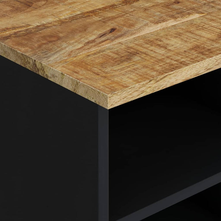 Tv-meubel 100x33x46 cm massief mangohout en bewerkt hout MeubelReus