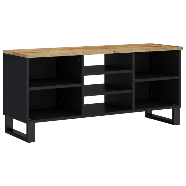 Tv-meubel 100x33x46 cm massief mangohout en bewerkt hout MeubelReus
