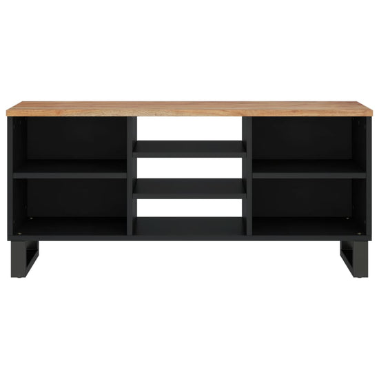 Tv-meubel 100x33x46 cm massief acaciahout en bewerkt hout MeubelReus