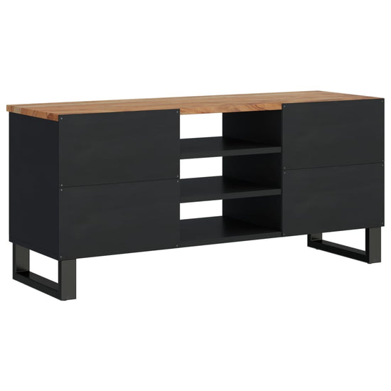 Tv-meubel 100x33x46 cm massief acaciahout en bewerkt hout MeubelReus
