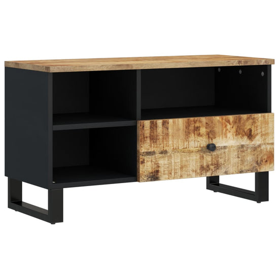 Tv-meubel 80x33x46 cm massief mangohout en bewerkt hout MeubelReus