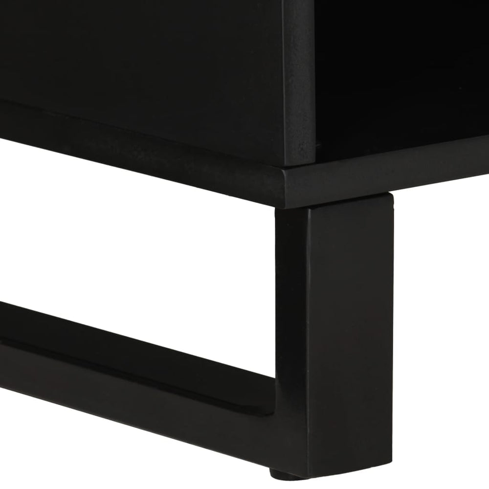 Tv-meubel 80x33x46 cm massief acaciahout en bewerkt hout MeubelReus