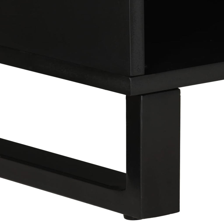 Tv-meubel 80x33x46 cm massief acaciahout en bewerkt hout MeubelReus