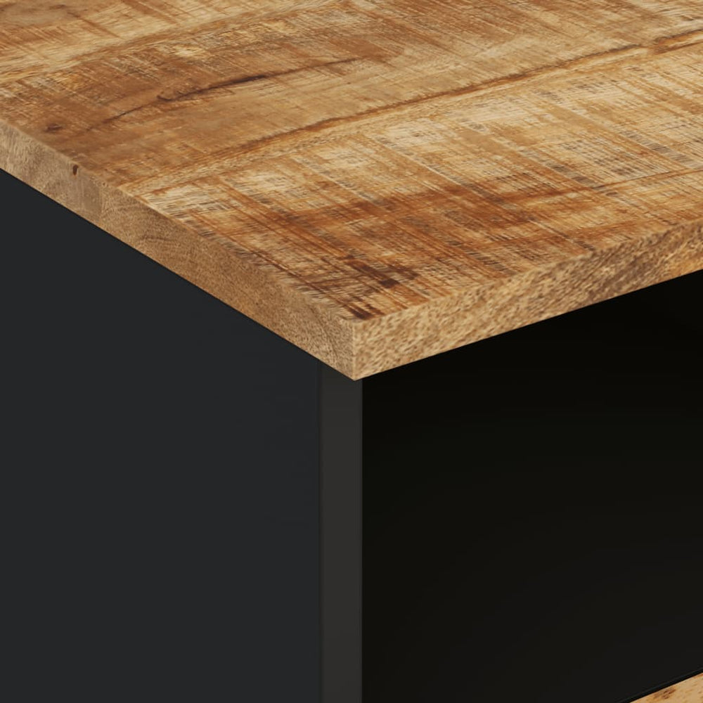 Tv-meubel 100x33x46 cm massief mangohout en bewerkt hout MeubelReus