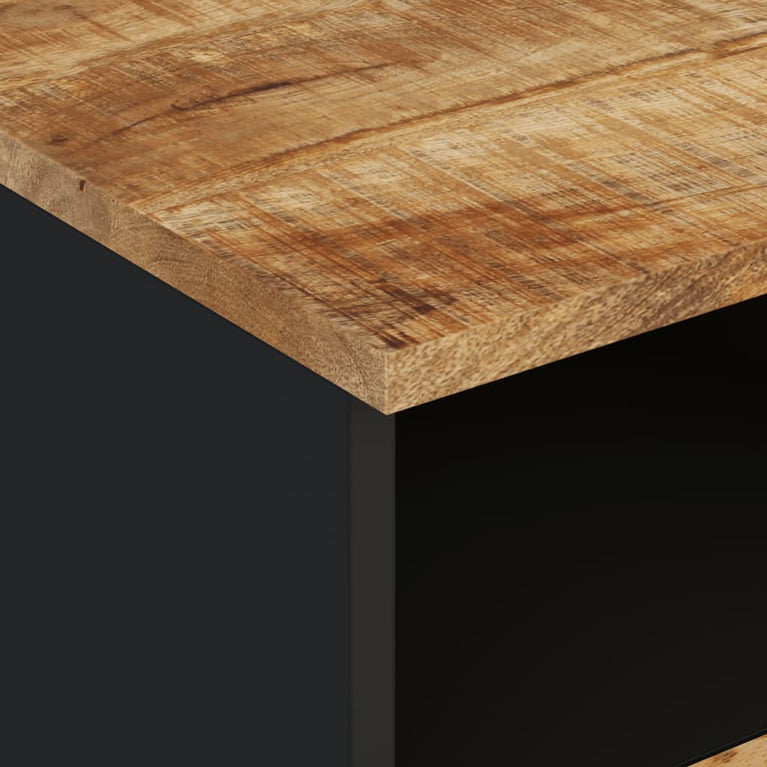 Tv-meubel 100x33x46 cm massief mangohout en bewerkt hout MeubelReus