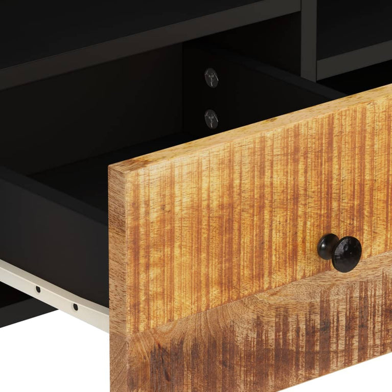 Tv-meubel 100x33x46 cm massief mangohout en bewerkt hout MeubelReus