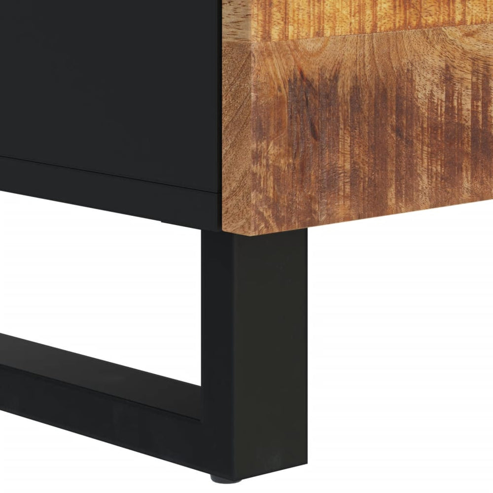 Tv-meubel 100x33x46 cm massief mangohout en bewerkt hout MeubelReus