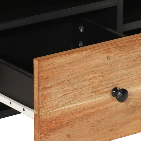Tv-meubel 100x33x46 cm massief acaciahout en bewerkt hout MeubelReus