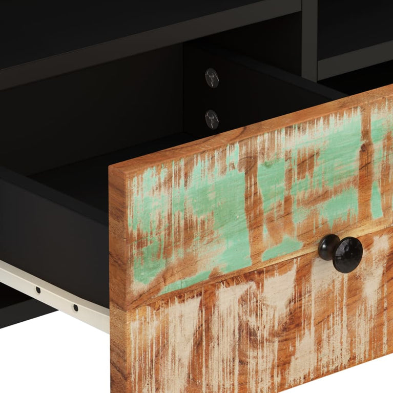 Tv-meubel 100x33x46 cm massief hout gerecycled en bewerkt hout MeubelReus
