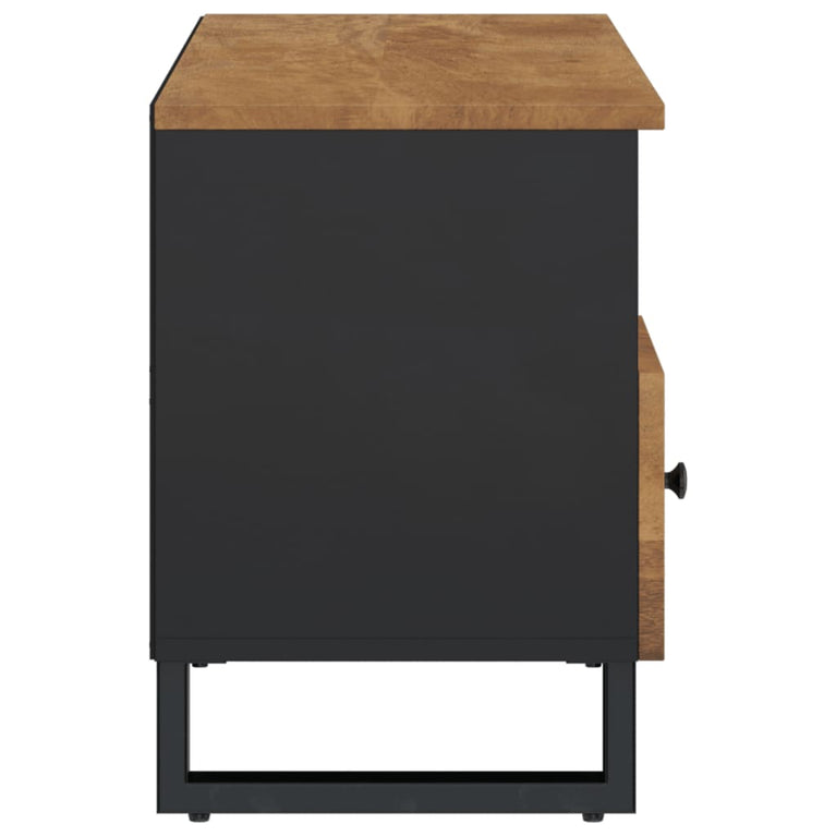 Tv-meubel 100x33x46 cm massief mangohout en bewerkt hout MeubelReus