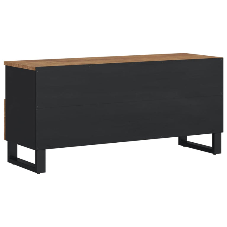 Tv-meubel 100x33x46 cm massief mangohout en bewerkt hout MeubelReus