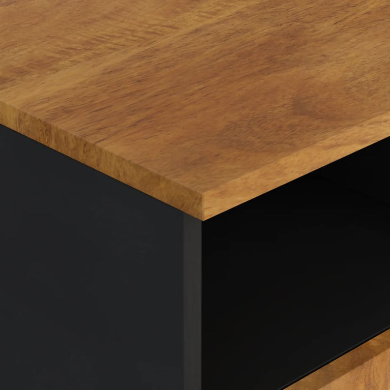 Tv-meubel 100x33x46 cm massief mangohout en bewerkt hout MeubelReus