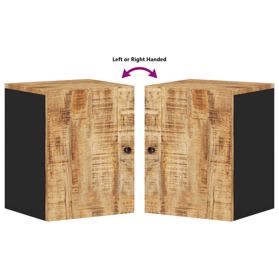 Badkamerwandkast 38x33x48 cm massief mangohout MeubelReus