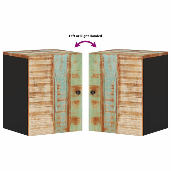 Badkamerwandkast 38x33x48 cm massief recycled hout MeubelReus