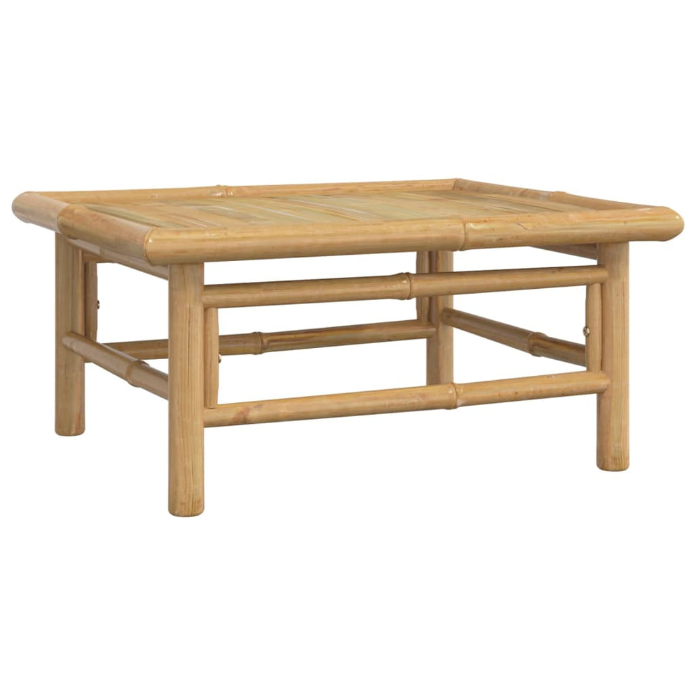3-delige Loungeset met kussens bamboe taupe MeubelReus