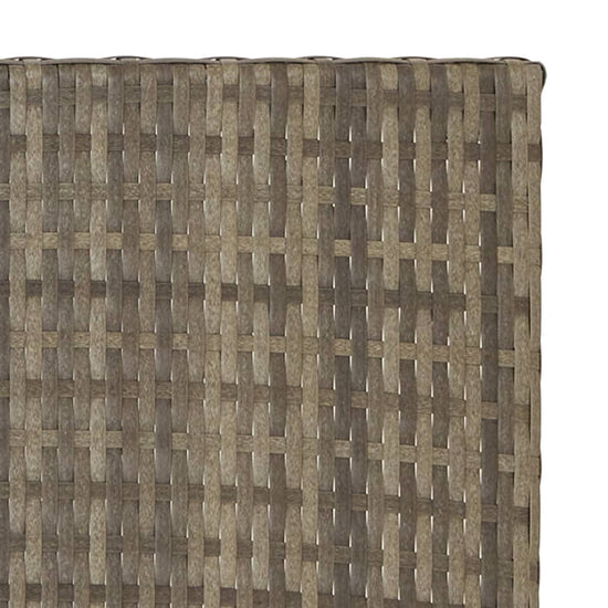 Tafel inklapbaar 45x35x32 cm poly rattan grijs MeubelReus