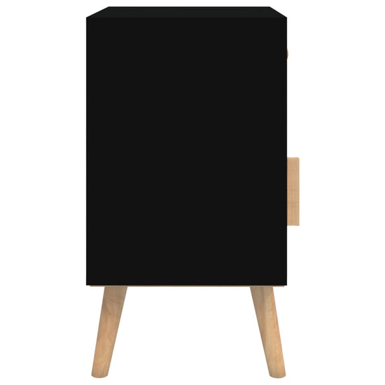 Nachtkastjes 2 st 40x30x55 cm bewerkt hout zwart MeubelReus