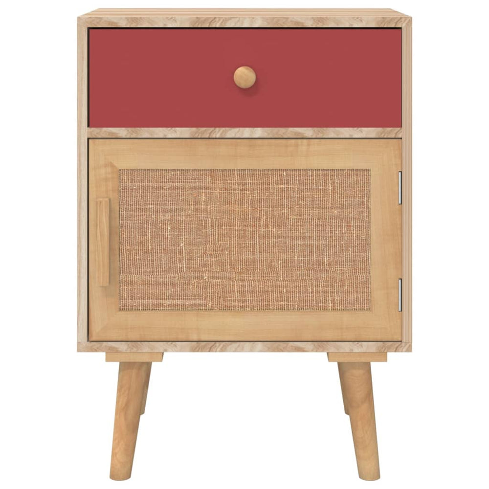 Nachtkastje 40x30x55 cm bewerkt hout MeubelReus