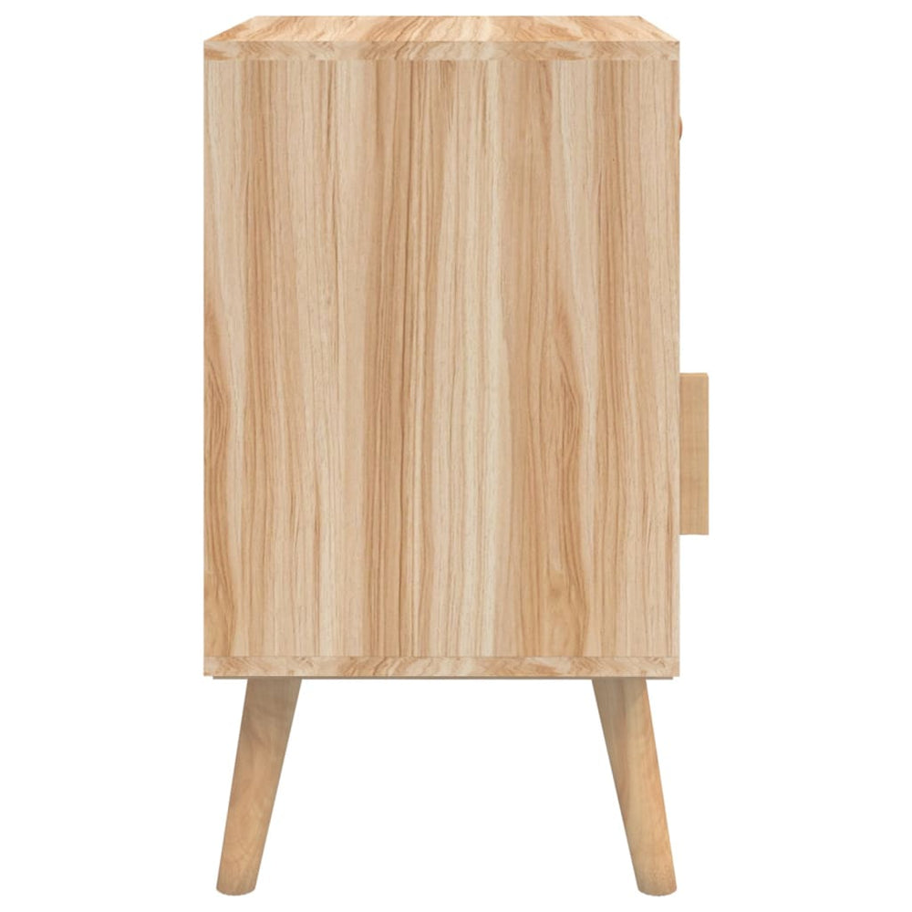 Nachtkastje 40x30x55 cm bewerkt hout MeubelReus
