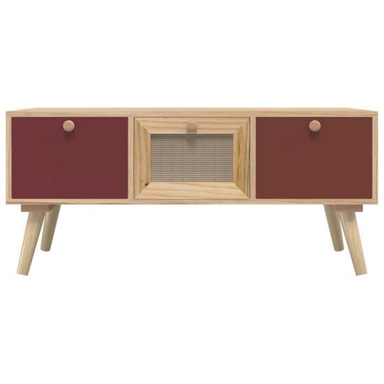 Salontafel met lades 80x40x35,5 cm bewerkt hout MeubelReus