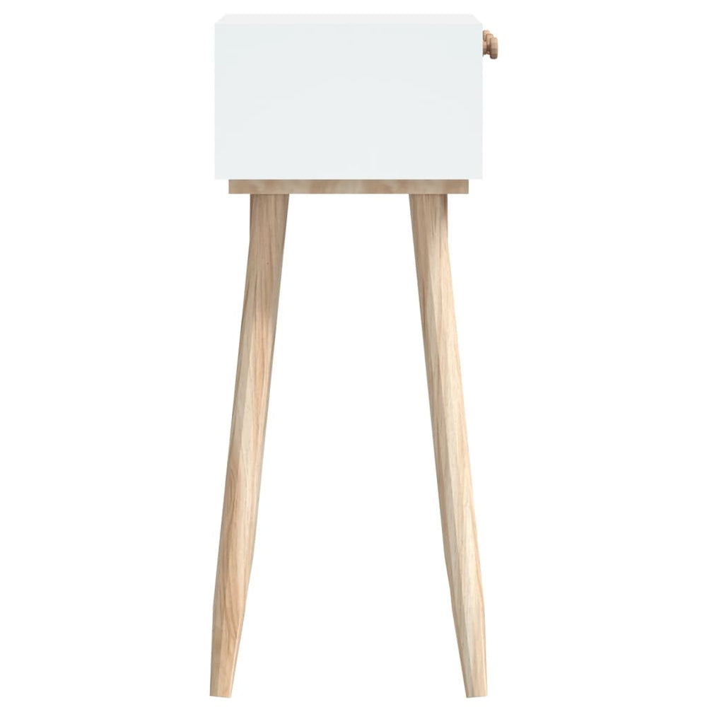 Wandtafel met lades 105x30x75 cm bewerkt hout MeubelReus