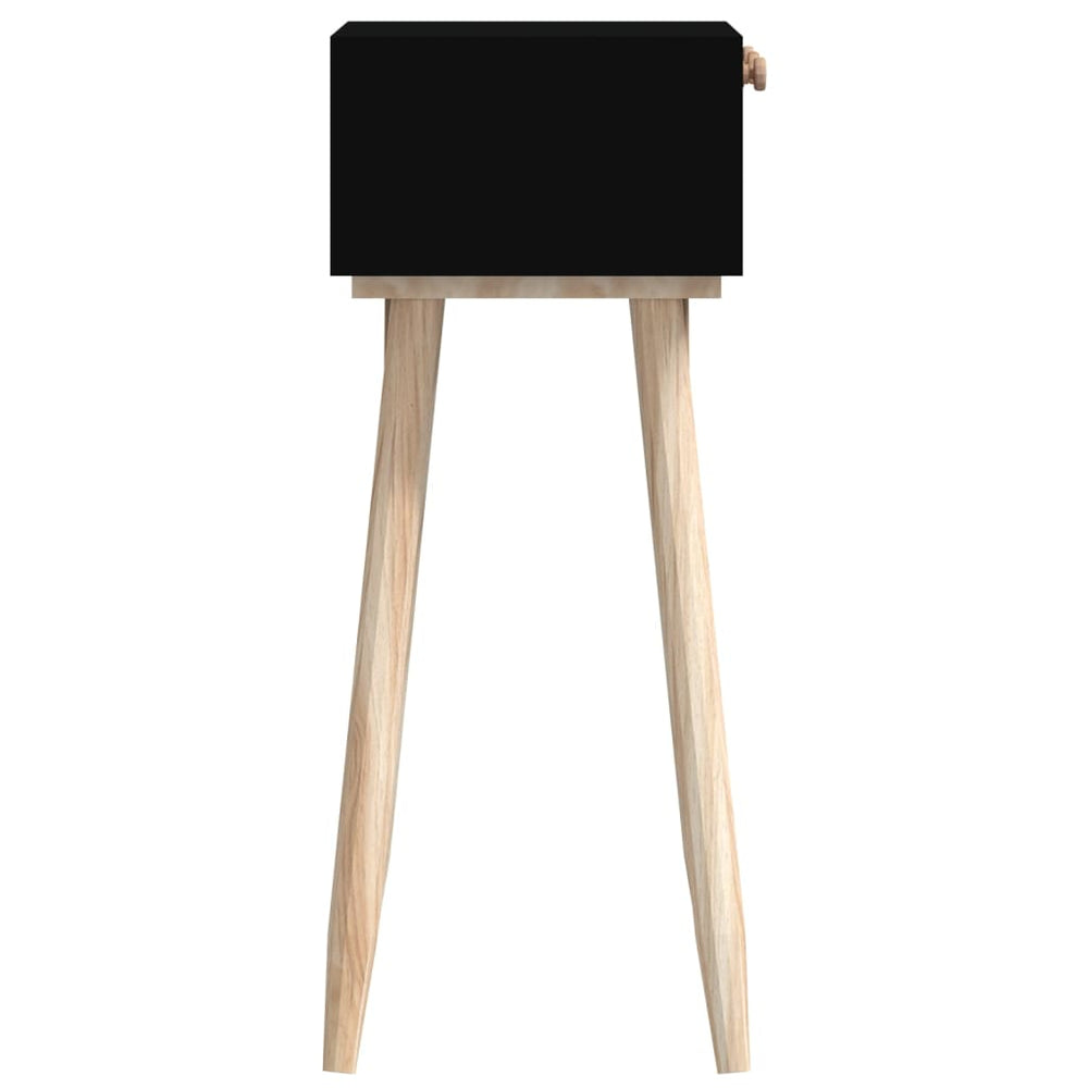 Wandtafel met lades 105x30x75 cm bewerkt hout MeubelReus