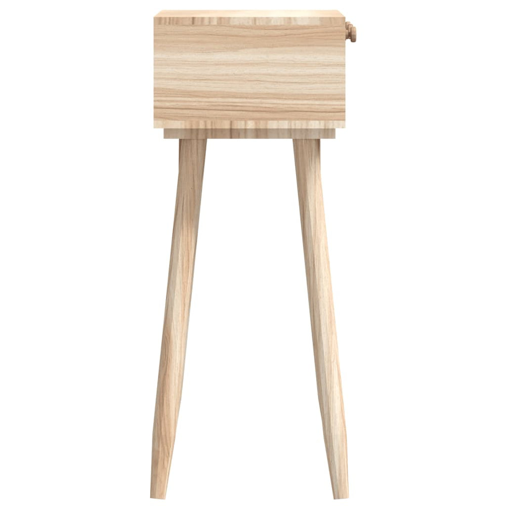 Wandtafel met lades 105x30x75 cm bewerkt hout MeubelReus