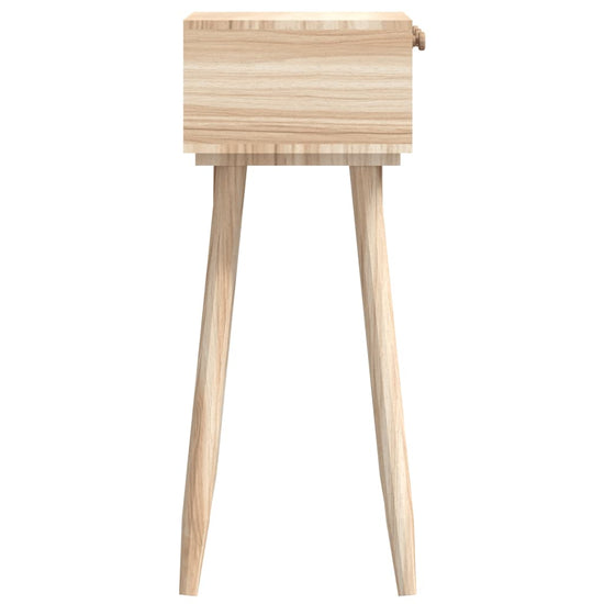 Wandtafel met lades 105x30x75 cm bewerkt hout MeubelReus