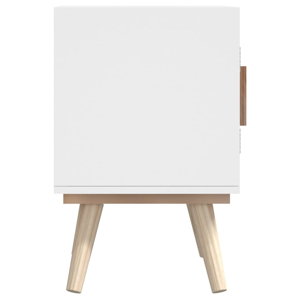 Tv-meubel met deuren 105x30x45 cm bewerkt hout MeubelReus