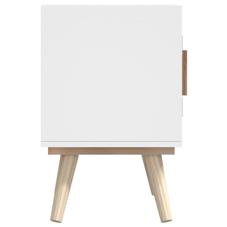 Tv-meubel met deuren 105x30x45 cm bewerkt hout MeubelReus