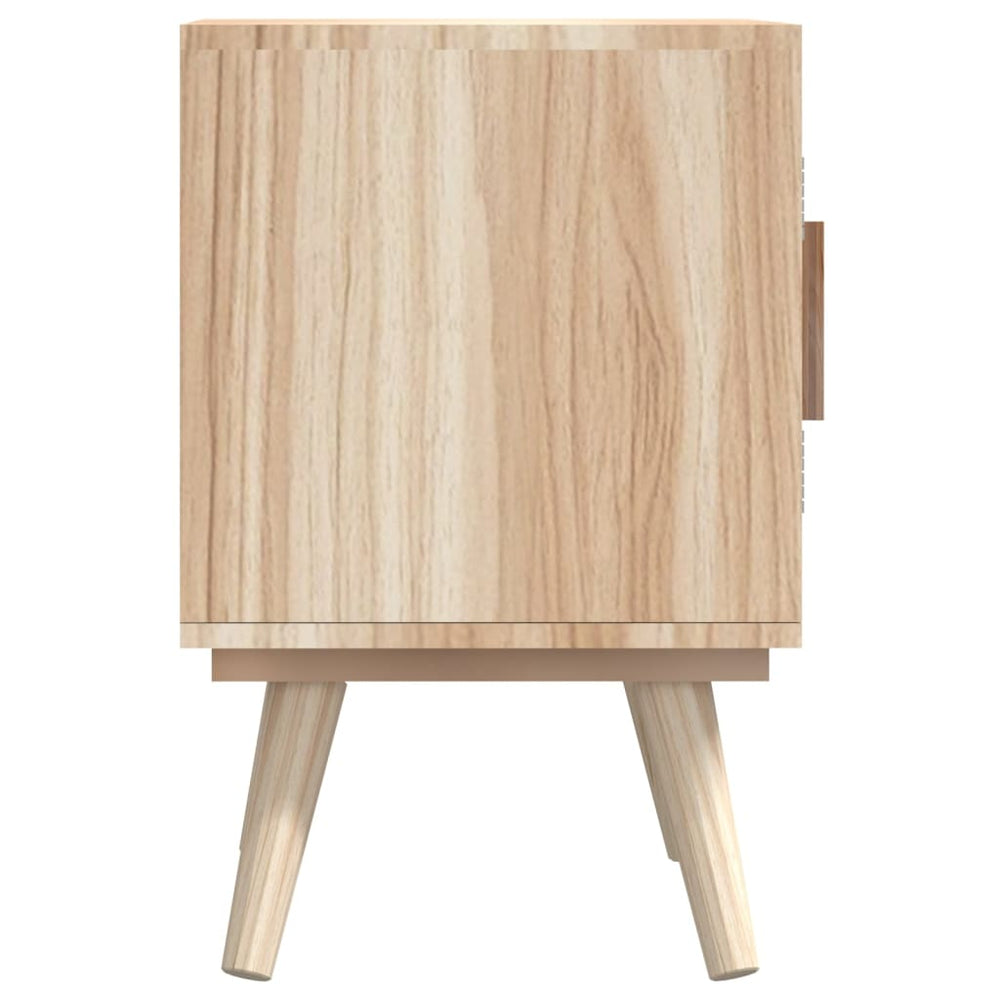 Tv-meubel met deuren 105x30x45 cm bewerkt hout MeubelReus