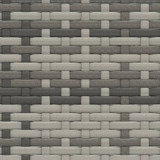 3-delige Loungeset met kussens poly rattan grijs MeubelReus