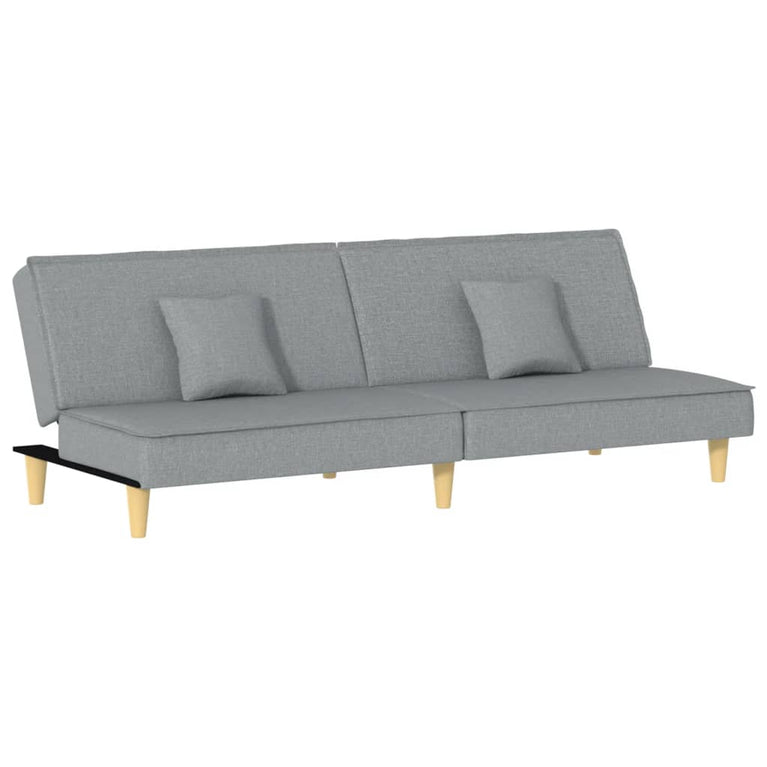 Slaapbank stof lichtgrijs MeubelReus