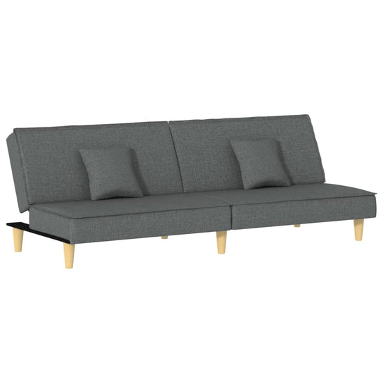 Slaapbank stof donkergrijs MeubelReus