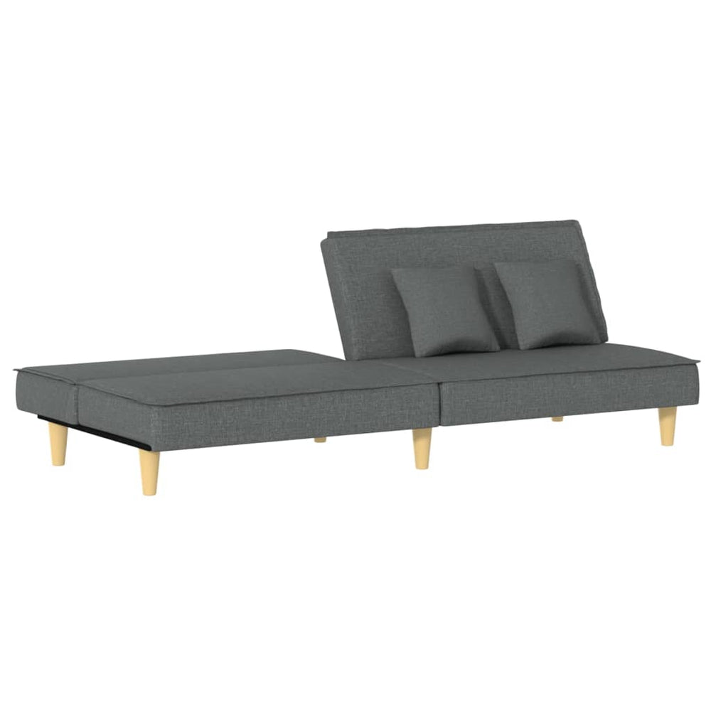 Slaapbank stof donkergrijs MeubelReus