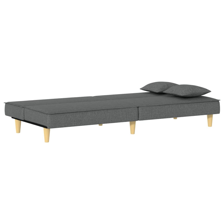 Slaapbank stof donkergrijs MeubelReus