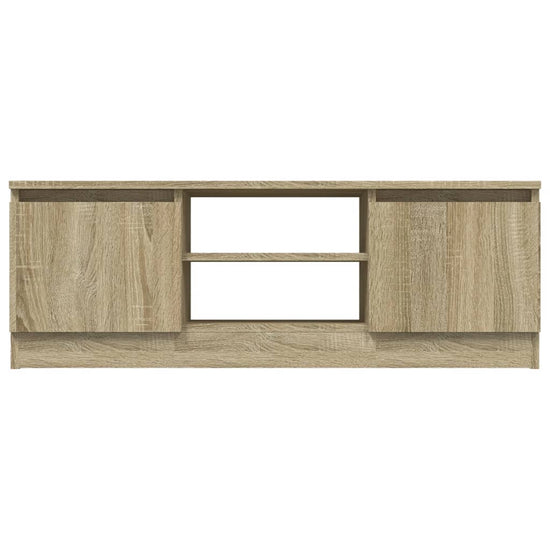 Tv-meubel met deur 102x30x36 cm sonoma eikenkleurig MeubelReus