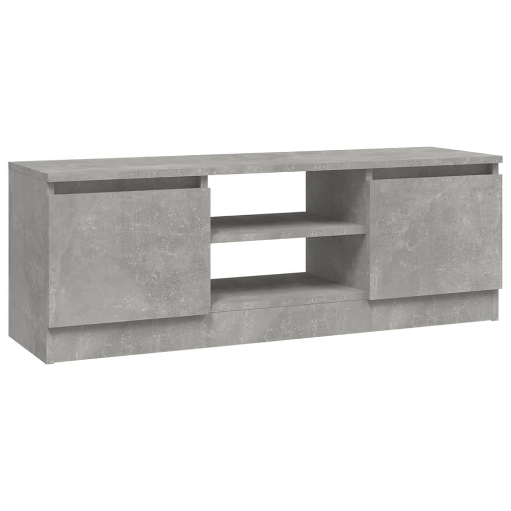 Tv-meubel met deur 102x30x36 cm betongrijs MeubelReus