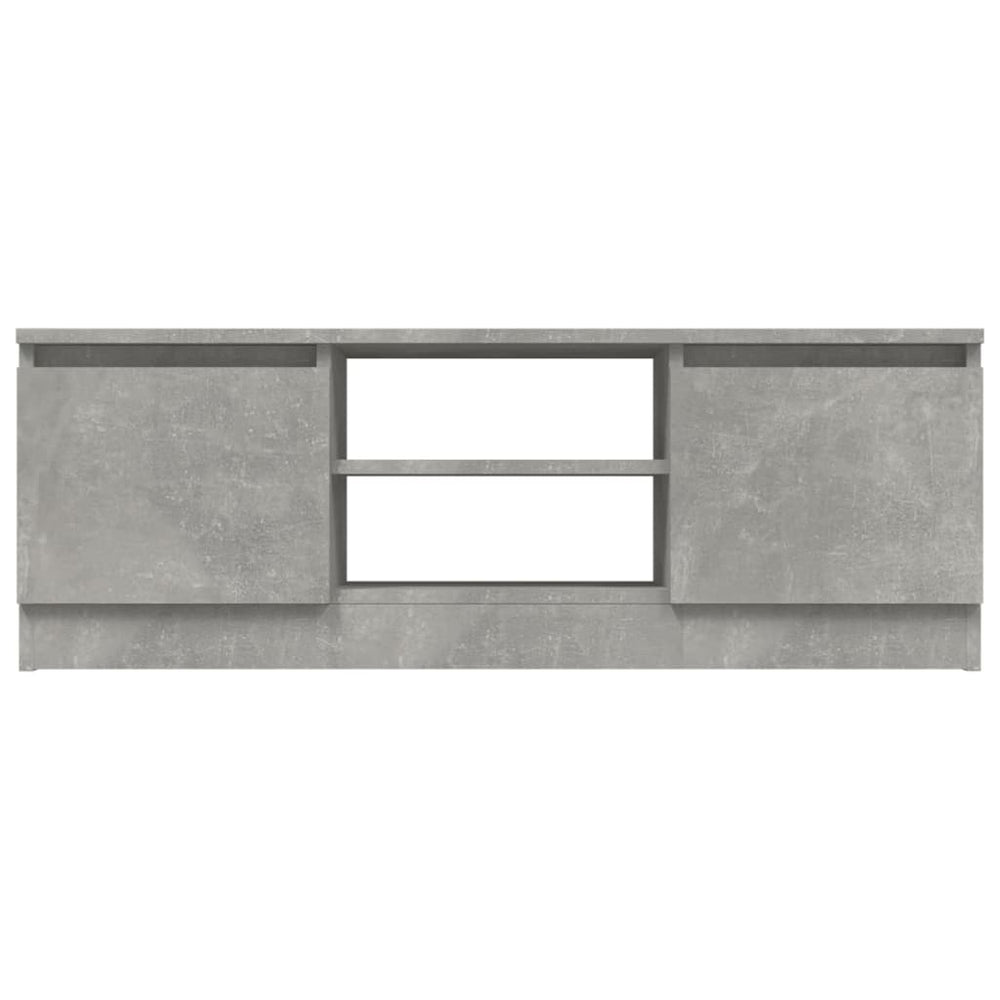 Tv-meubel met deur 102x30x36 cm betongrijs MeubelReus