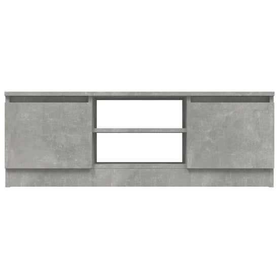 Tv-meubel met deur 102x30x36 cm betongrijs MeubelReus